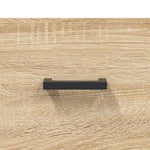 HKH Mesa de Cabeceira de Parede Cor Sonoma - 35x35x20 Cm