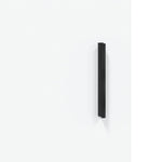 HKH Armario de Pared Alto en derivados de Madera, Aluminio 69,5 X 34 X 90 Cm - Blanco