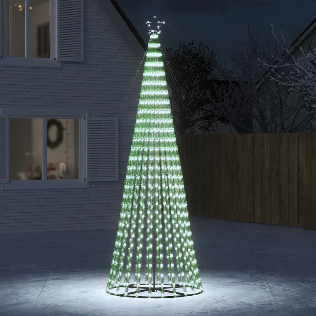 HKH Árbol de Navidad LED con 688 Luces LED - Blanco Frío