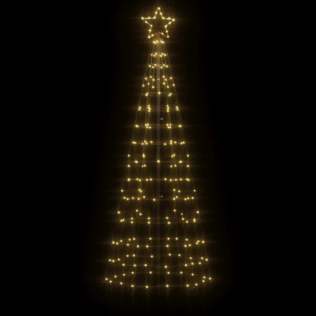 HKH Árbol de Navidad LED con Estacas y 220 Leds - Blanco Cálido