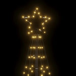 HKH Árvore de Natal LED com Spikes e 220 Leds - Branco Quente