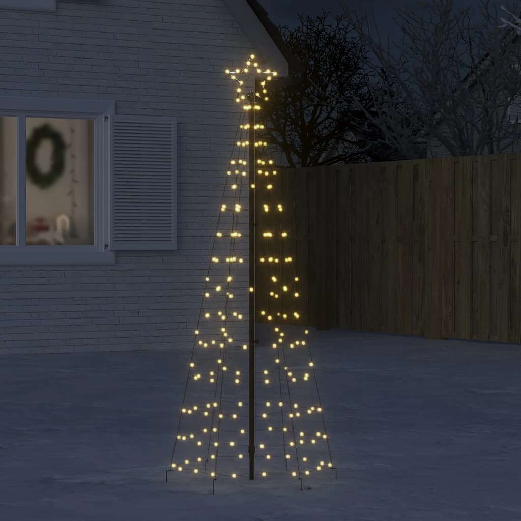 HKH Árbol de Navidad LED con Estacas y 220 Leds - Blanco Cálido
