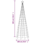 HKH Árvore de Natal LED com Spikes e 570 Leds Coloridos