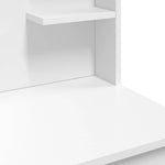 HKH Tocador con luces LED - 96x40x142 cm - Blanco