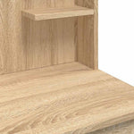 HKH Tocador con Luces LED en Roble Sonoma - 96x40x142 Cm