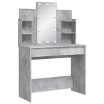 HKH Tocador con luces LED de cemento - 96x40x142 cm - Gris