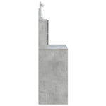 HKH Tocador con luces LED de cemento - 96x40x142 cm - Gris