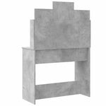 HKH Tocador con luces LED de cemento - 96x40x142 cm - Gris