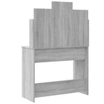 HKH Tocador con luces LED Sonoma - 96x40x142 cm - Gris