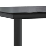 HKH 2 Pcs Conjunto de Jantar P/ Jardim C/ Almofadões Vime Pe Cinza - Cinzento