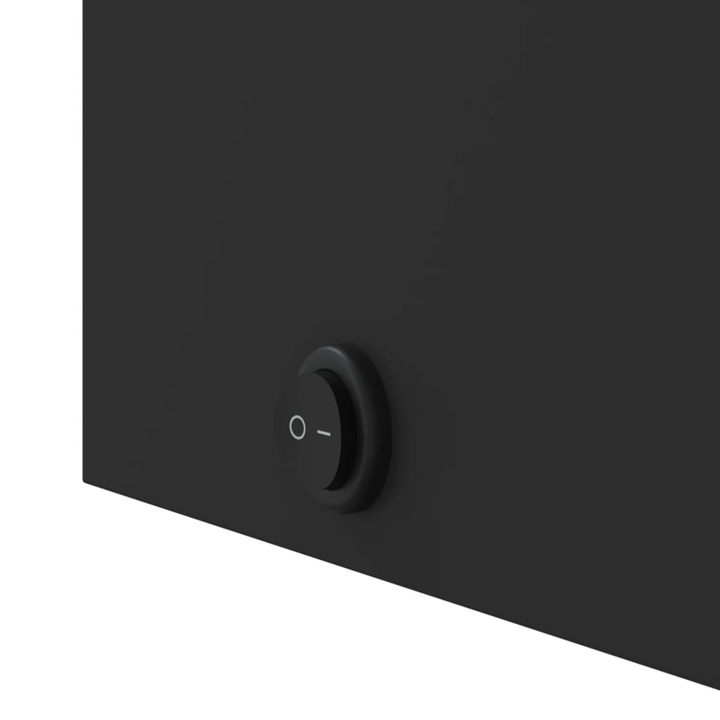 HKH Armário Espelhado P/ Casa de Banho C/ Leds - Preto