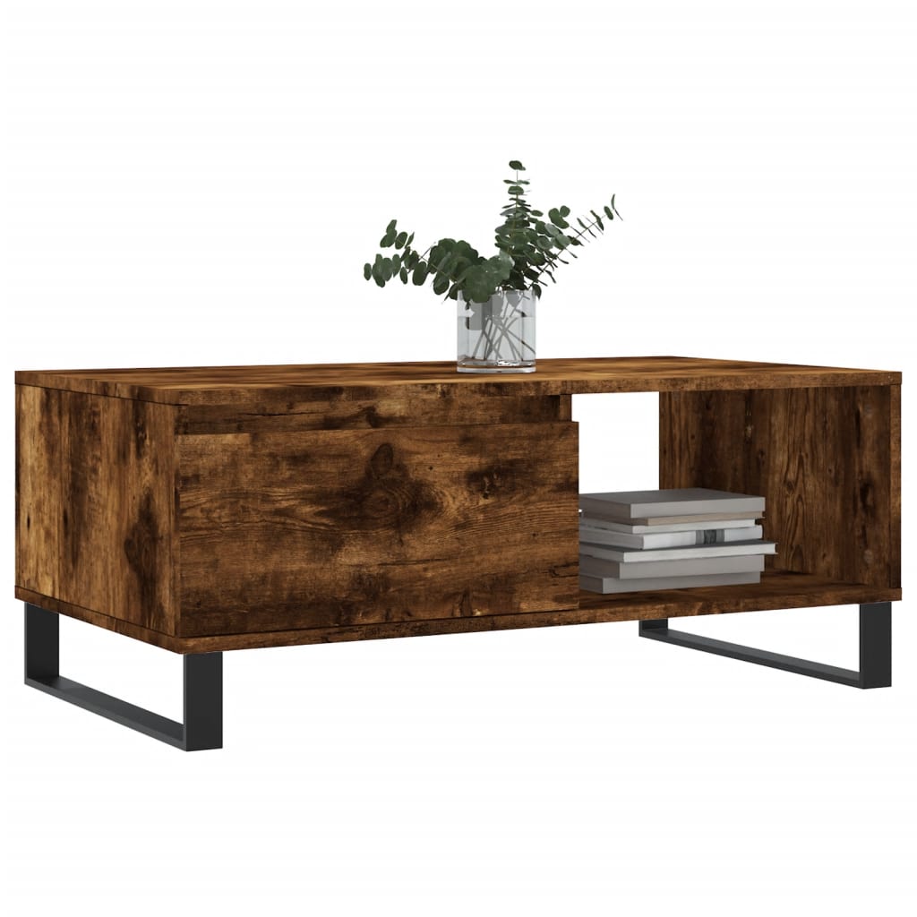 Mesa de centro HKH en derivados de madera Roble Ahumado