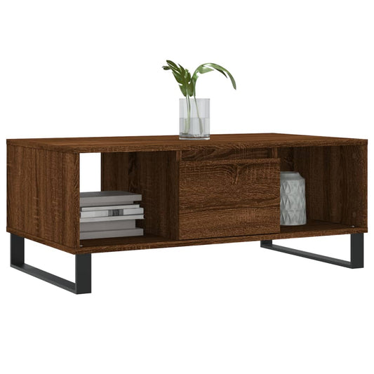 Mesa de centro HKH en aglomerado de madera de roble - Marrón