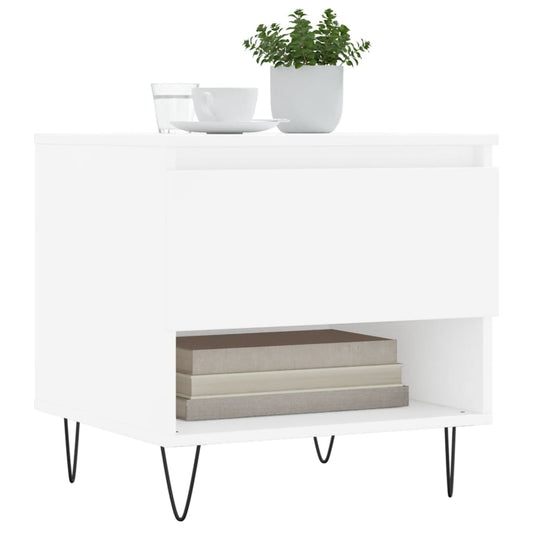 HKH Juego de 2 Mesas de Centro en Derivados de Madera - Blanco
