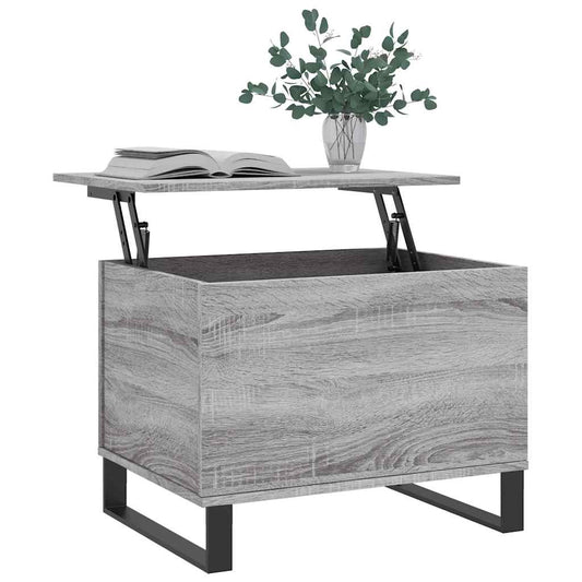 Mesa de Centro HKH en Aglomerado de Madera Gris Sonoma