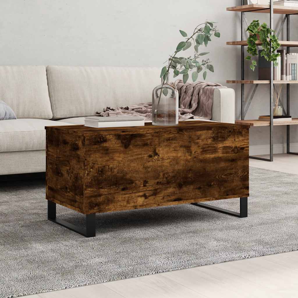 Mesa de centro HKH en derivados de madera Roble Ahumado