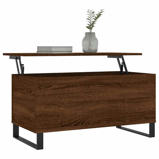 Mesa de centro HKH en madera chapada de roble - Marrón