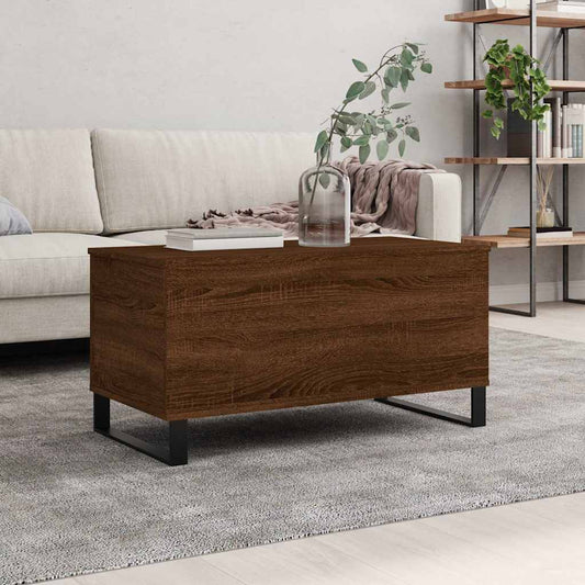 Mesa de centro HKH en madera chapada de roble - Marrón
