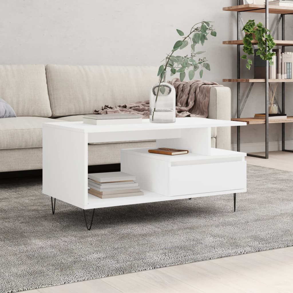 HKH Mesa de Centro en Derivados de Madera - Blanco