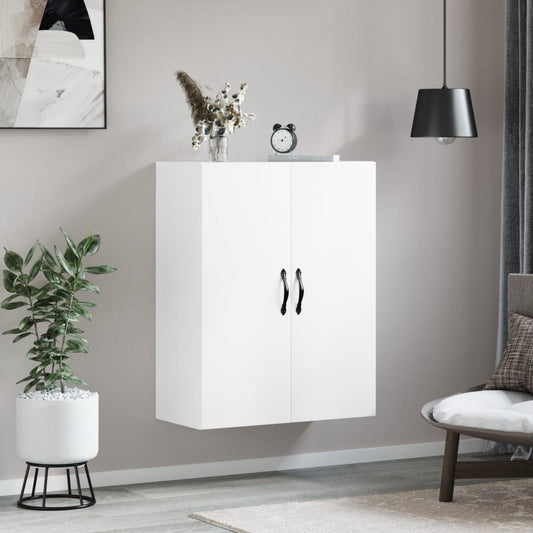 HKH Armário de Parede Alto em derivados de Madeira, Ferro 69,5 X 34 X 90 Cm - Branco