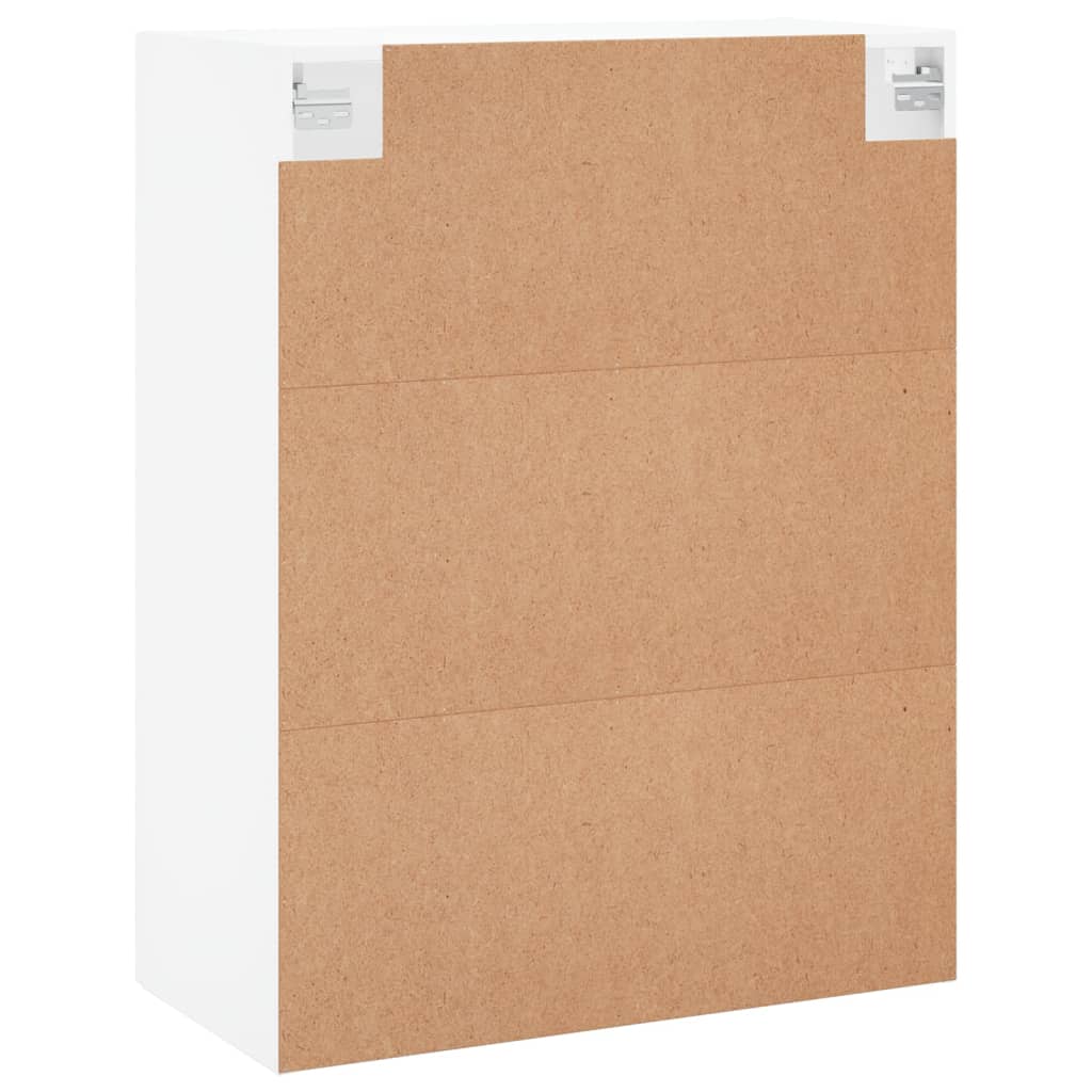 HKH Armário de Parede Alto em derivados de Madeira, Ferro 69,5 X 34 X 90 Cm - Branco