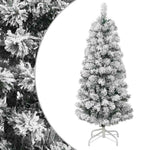 HKH Árvore de Natal Artificial Articulada com Flocos de Neve