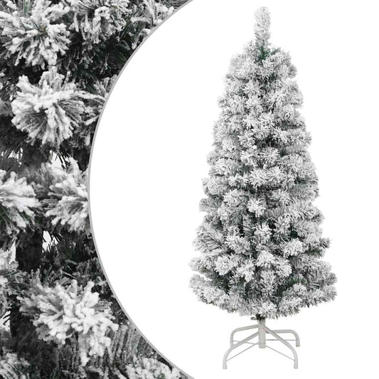 HKH Árvore de Natal Artificial Articulada com Flocos de Neve