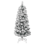 HKH Árvore de Natal Artificial Articulada com Flocos de Neve