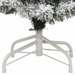 HKH Árvore de Natal Artificial Articulada com Flocos de Neve