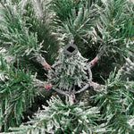 HKH Árvore de Natal Artificial Articulada com Flocos de Neve