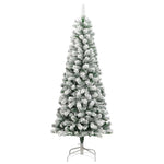 HKH Árvore de Natal Artificial Articulada com Flocos de Neve