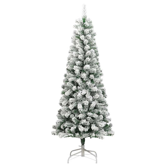 HKH Árvore de Natal Artificial Articulada com Flocos de Neve