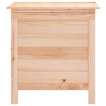 HKH Caixa De Arrumação Para Jardim 50x49x56,5 Cm Abeto Maciço - Marrom