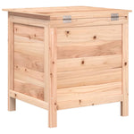 HKH Caixa De Arrumação Para Jardim 50x49x56,5 Cm Abeto Maciço - Marrom