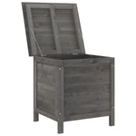 HKH Caixa Arrumação P/ Jardim 50x49x56,5 Cm Abeto Maciço - Antracite