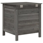HKH Caixa Arrumação P/ Jardim 50x49x56,5 Cm Abeto Maciço - Antracite