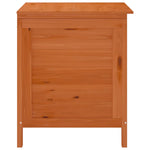 HKH Caixa De Arrumação P/ Jardim 50x49x56,5cm Abeto Maciço Castanho - Marrom