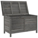 HKH Caixa Arrumação P/ Jardim 99x49,5x58,5cm Abeto Maciço - Antracite