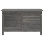 HKH Caixa Arrumação P/ Jardim 99x49,5x58,5cm Abeto Maciço - Antracite