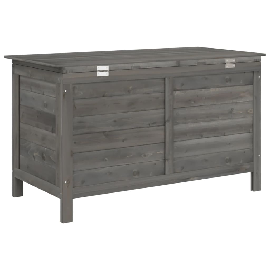 HKH Caixa Arrumação P/ Jardim 99x49,5x58,5cm Abeto Maciço - Antracite