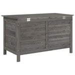 HKH Caixa Arrumação P/ Jardim 99x49,5x58,5cm Abeto Maciço - Antracite