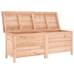 HKH Caixa De Arrumação Para Jardim 150x50x56,5 Cm Abeto Maciço - Marrom