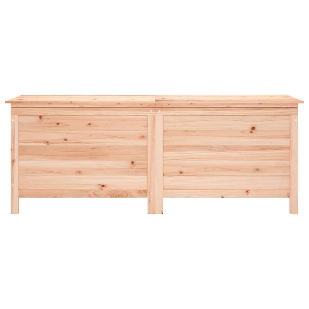 HKH Caixa De Arrumação Para Jardim 150x50x56,5 Cm Abeto Maciço - Marrom