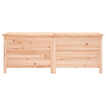 HKH Caixa De Arrumação Para Jardim 150x50x56,5 Cm Abeto Maciço - Marrom