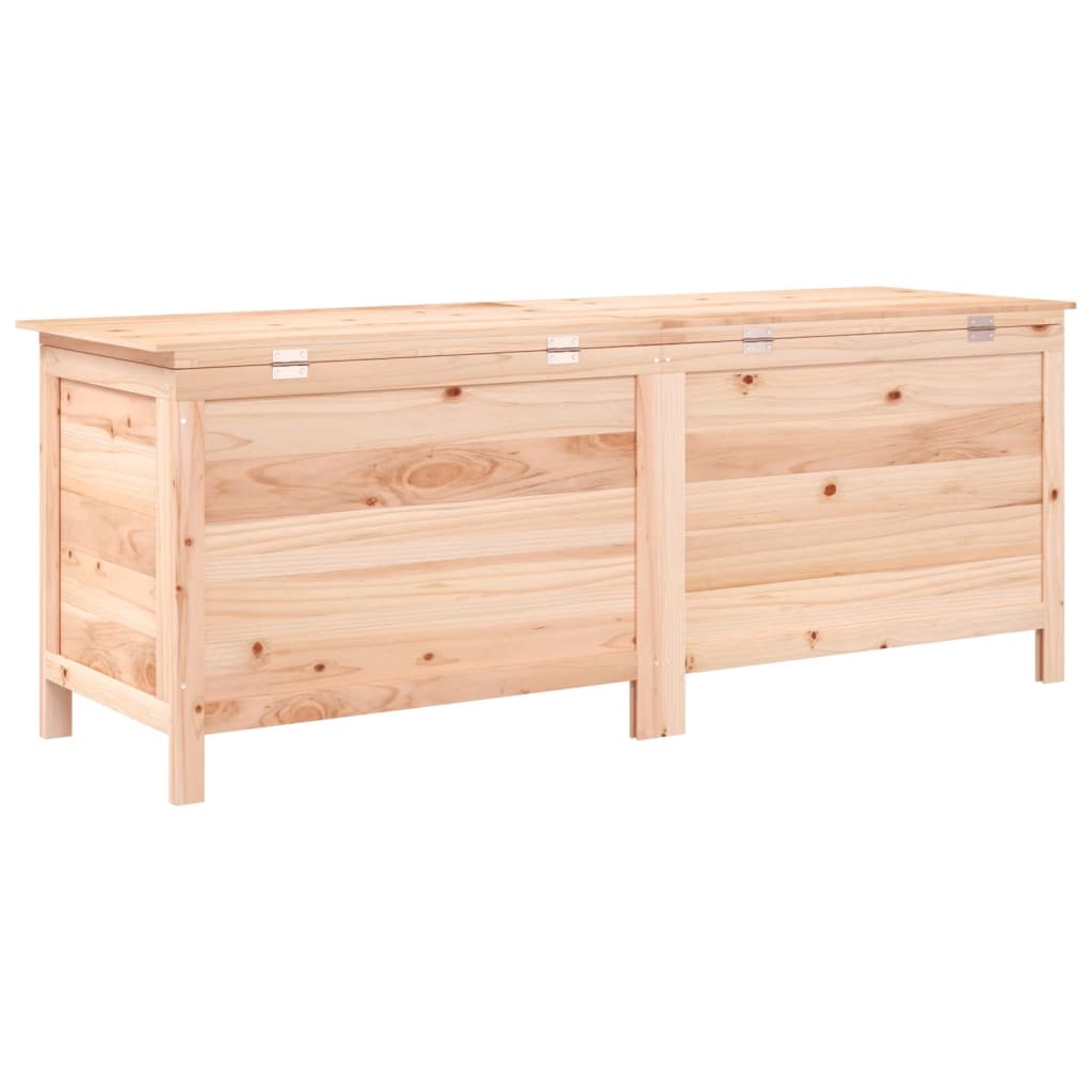 HKH Caixa De Arrumação Para Jardim 150x50x56,5 Cm Abeto Maciço - Marrom