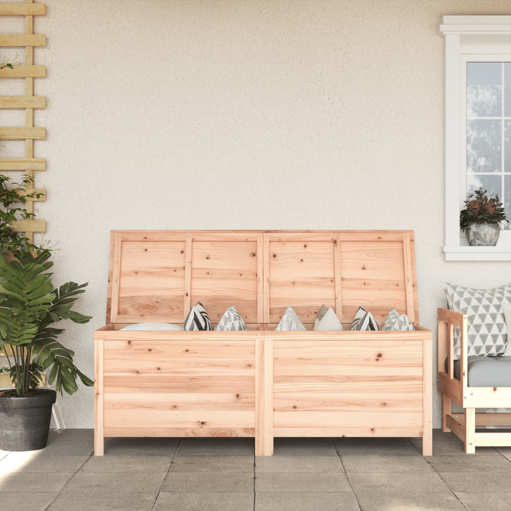 HKH Caixa De Arrumação Para Jardim 150x50x56,5 Cm Abeto Maciço - Marrom