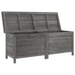 HKH Caixa Arrumação P/ Jardim 150x50x56,5 Cm Abeto Maciço - Antracite