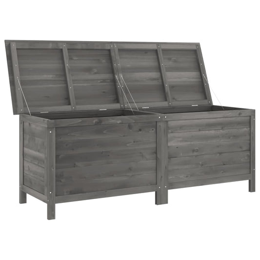 HKH Caixa Arrumação P/ Jardim 150x50x56,5 Cm Abeto Maciço - Antracite