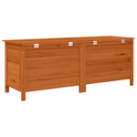 HKH Caixa Arrumação Para Jardim 150x50x56,5cm Abeto Maciço Castanho - Marrom