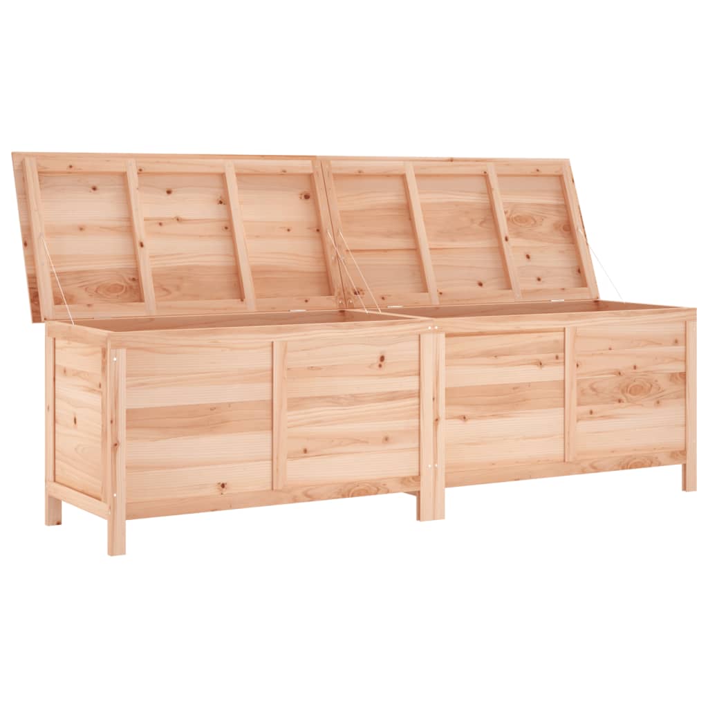 HKH Caja de Almacenamiento para Jardín 198,5x50x56,5 cm Abeto Macizo - Marrón